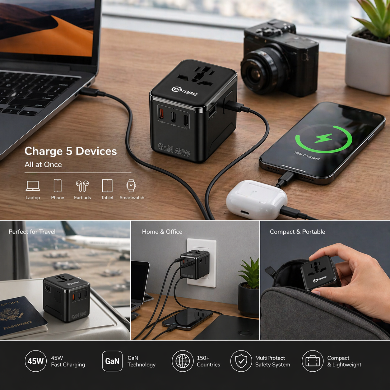 Compro™ TravelCharge Pro